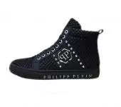 mode chaussures discount chaussures philipp plein homme qp logo high black